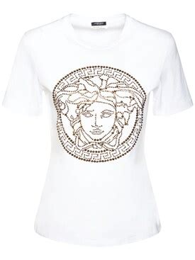 versace t shirt saldi donna|versace long sleeve shirts.